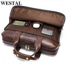 Load image into Gallery viewer, WESTAL Men's Leather Bag