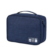 Load image into Gallery viewer, Solid Digital Bags Hard Disk Case Bag Packing Organizers Travel Accessories Power Bank Mobile Phone Sorting Pouch Zip Items Gear