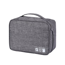 Load image into Gallery viewer, Solid Digital Bags Hard Disk Case Bag Packing Organizers Travel Accessories Power Bank Mobile Phone Sorting Pouch Zip Items Gear