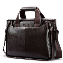 Load image into Gallery viewer, 2020 New Fashion cowhide male commercial briefcase /Real Leather vintage men's messenger bag/casual Natural Cowskin Business bag