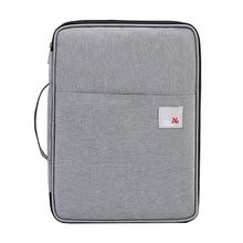 Load image into Gallery viewer, Multi-functional A4 Document Bags Filing Pouch Portable Waterproof Oxford Cloth Organized Tote For Notebooks Pens Computer Stuff