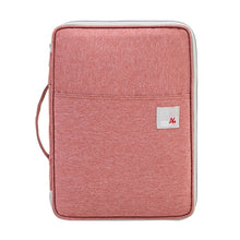 Load image into Gallery viewer, Multi-functional A4 Document Bags Filing Pouch Portable Waterproof Oxford Cloth Organized Tote For Notebooks Pens Computer Stuff