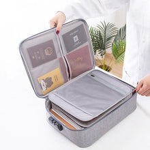 Load image into Gallery viewer, Big Capacity Document Organizer Insert Handbag Travel Bag Pouch ID Credit Card Wallet Cash Holder Organizer Case Box Accessories