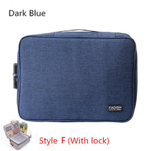 Load image into Gallery viewer, Big Capacity Document Organizer Insert Handbag Travel Bag Pouch ID Credit Card Wallet Cash Holder Organizer Case Box Accessories