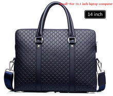 Load image into Gallery viewer, Double Layers Men's Leather Business Briefcase