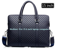 Load image into Gallery viewer, Double Layers Men's Leather Business Briefcase
