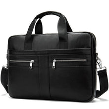 Load image into Gallery viewer, WETSTAL Business Men's Briefcases Men's Bag Genuine Leather Messenger Bags Laptop Bag Leather Briefcase Office Bags for Men 2019
