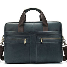 Load image into Gallery viewer, WETSTAL Business Men's Briefcases Men's Bag Genuine Leather Messenger Bags Laptop Bag Leather Briefcase Office Bags for Men 2019