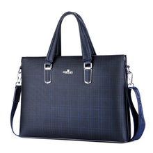 Load image into Gallery viewer, Men Leather Laptop Briefcase Bag