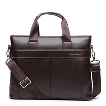 Load image into Gallery viewer, 2020 Men's Business Black Casual Bag pu leather Briefcase men's Tote bags Brown High quality male Business large capacity