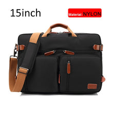 Load image into Gallery viewer, 17 Inch Convertible Briefcase Men Business Handbag Messenger Bag Casual Laptop Multifunctional Travel Bags For Male Big XA161ZC