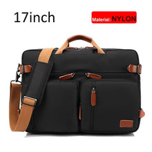 Load image into Gallery viewer, 17 Inch Convertible Briefcase Men Business Handbag Messenger Bag Casual Laptop Multifunctional Travel Bags For Male Big XA161ZC