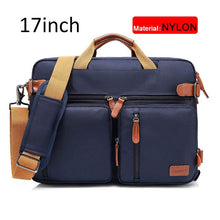 Load image into Gallery viewer, 17 Inch Convertible Briefcase Men Business Handbag Messenger Bag Casual Laptop Multifunctional Travel Bags For Male Big XA161ZC