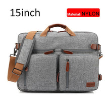 Load image into Gallery viewer, 17 Inch Convertible Briefcase Men Business Handbag Messenger Bag Casual Laptop Multifunctional Travel Bags For Male Big XA161ZC