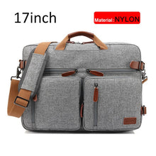 Load image into Gallery viewer, 17 Inch Convertible Briefcase Men Business Handbag Messenger Bag Casual Laptop Multifunctional Travel Bags For Male Big XA161ZC