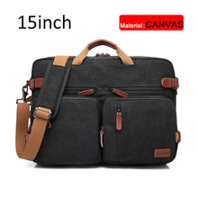 Load image into Gallery viewer, 17 Inch Convertible Briefcase Men Business Handbag Messenger Bag Casual Laptop Multifunctional Travel Bags For Male Big XA161ZC