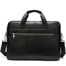 Load image into Gallery viewer, WESTAL men's briefcase bag men's genuine leather laptop bag business tote for document office portable laptop shoulder bag  8523