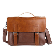 Load image into Gallery viewer, Crazy Horse Artificial Leather Business Handbag