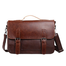 Load image into Gallery viewer, Crazy Horse Artificial Leather Business Handbag