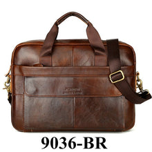Load image into Gallery viewer, Men's Cowhide Leather Briefcase