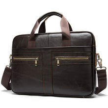 Load image into Gallery viewer, WESTAL Bag men's Genuine Leather briefcase Male man laptop bag natural Leather for men Messenger bags men's briefcases 2019